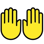 Raising Hands SVG Icon